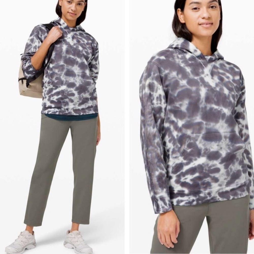 Lululemon | All Yours Hoodie Marmoleado Graphite Tie Dye Hoodie Sweatshirit